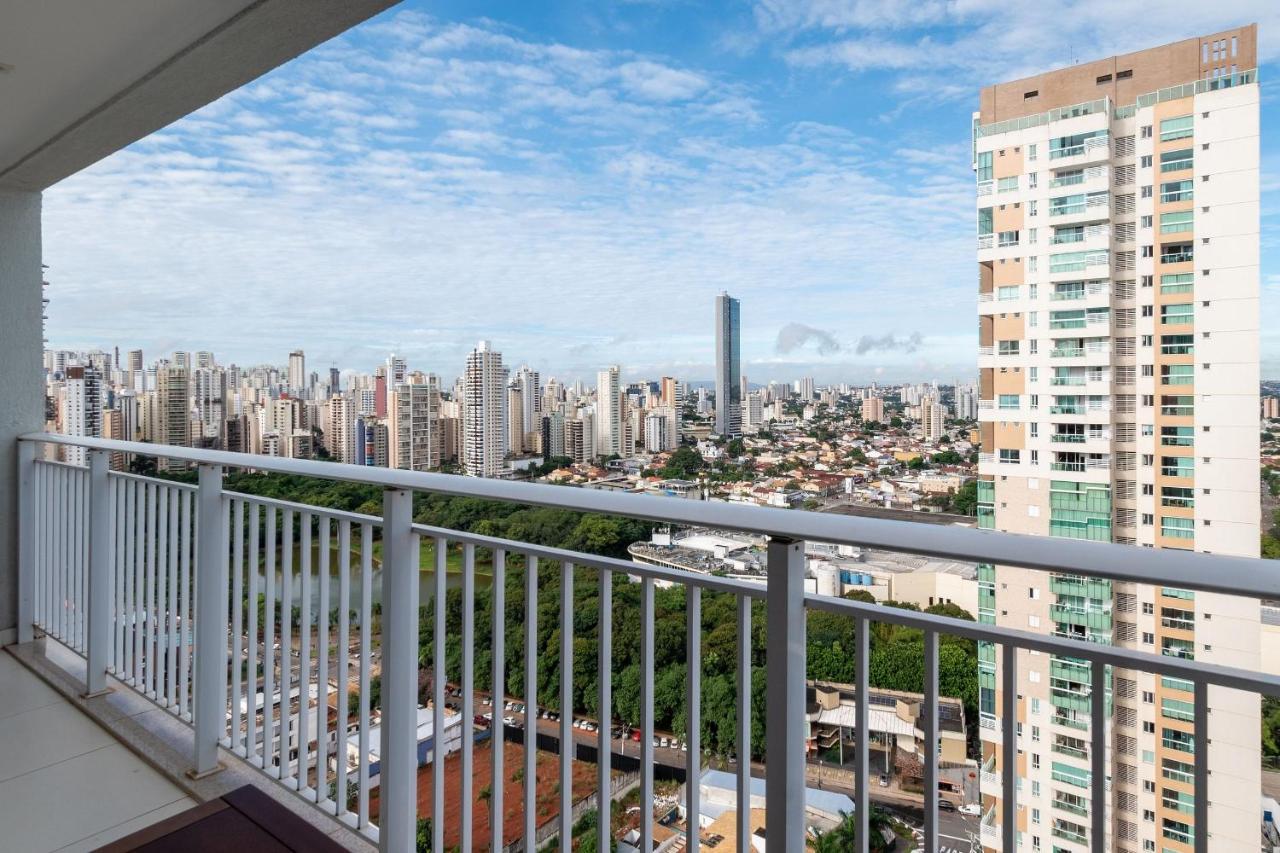 Flat No Ed Walk Bueno - Setor Bueno - Ao Lado Do Goiania Shopping - Wb2405- Andar Alto Goiânia Exterior photo